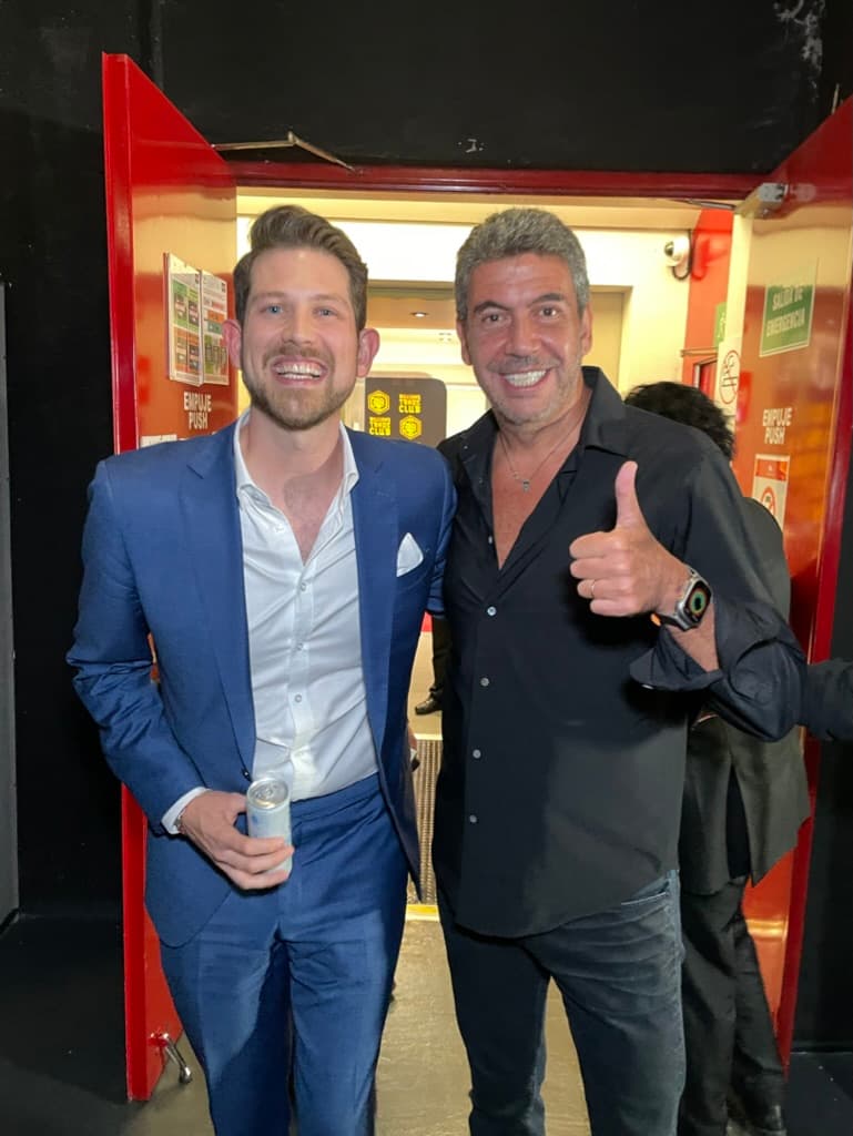 Spencer Hoffmann con Arturo Elías Ayub