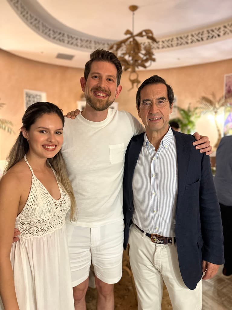 Spencer Hoffmann con Mario Alonso Puig