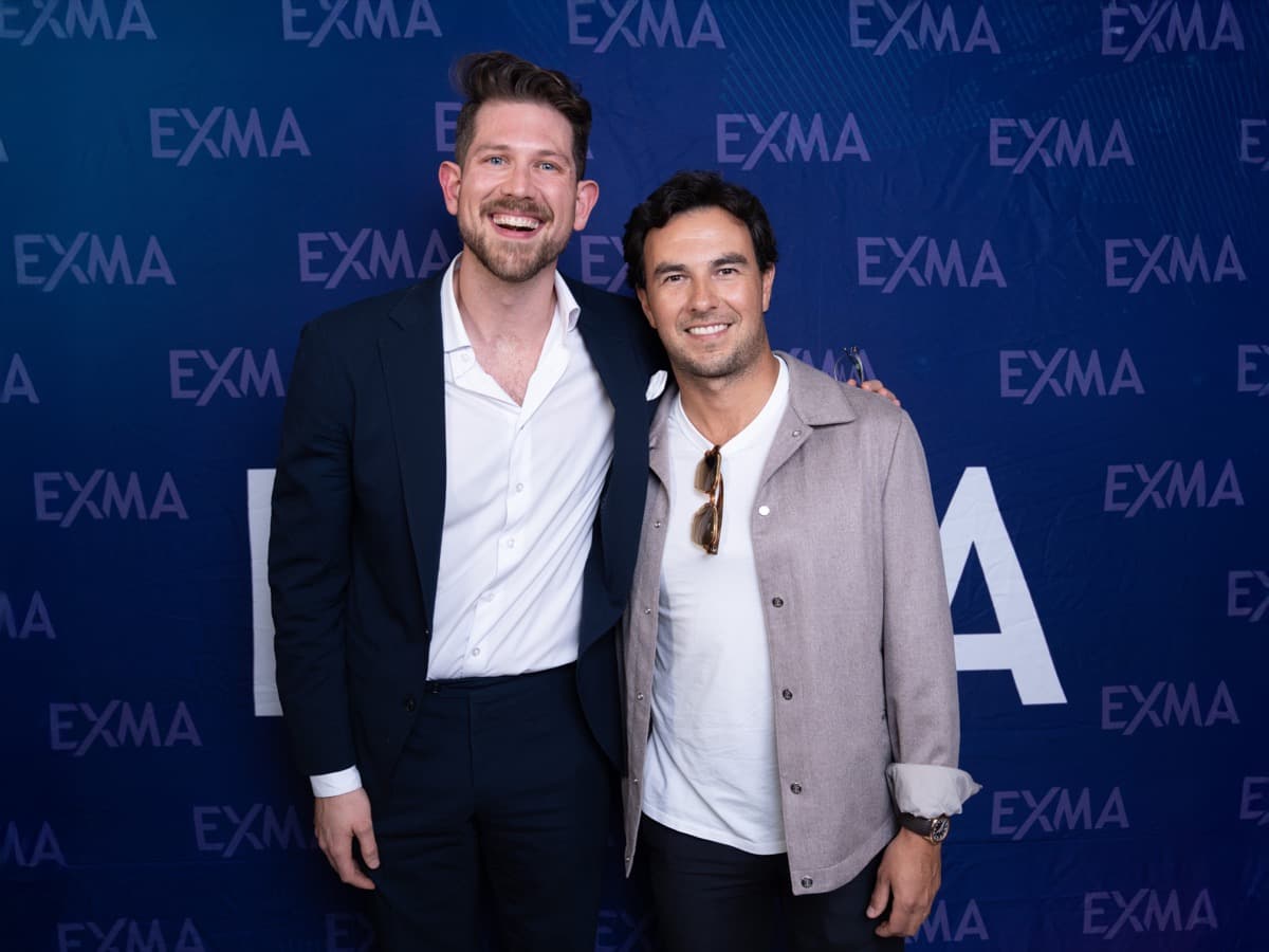 Spencer Hoffmann con Checo Pérez